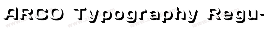 ARCO Typography Regu字体转换